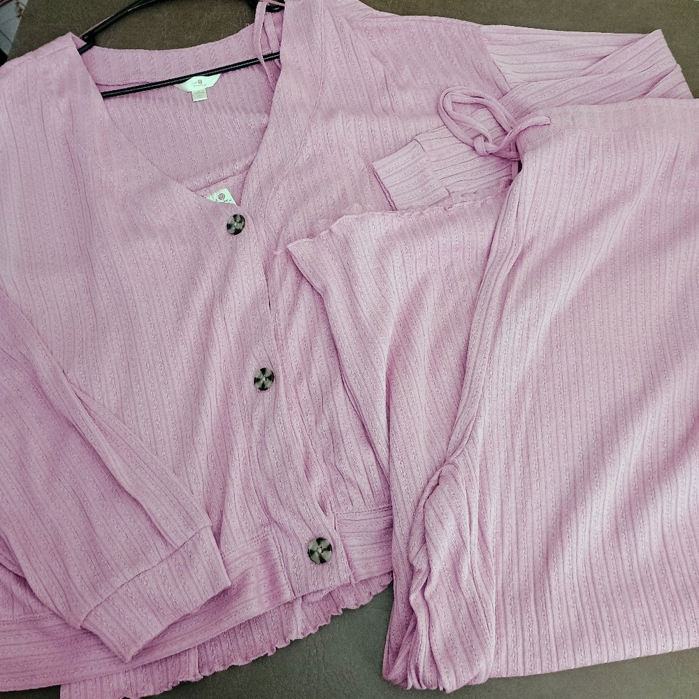 Secret Treasures Cardi Cami 3 Piece Pajama Set Women's Size 3XL READ DESCRIPTION
